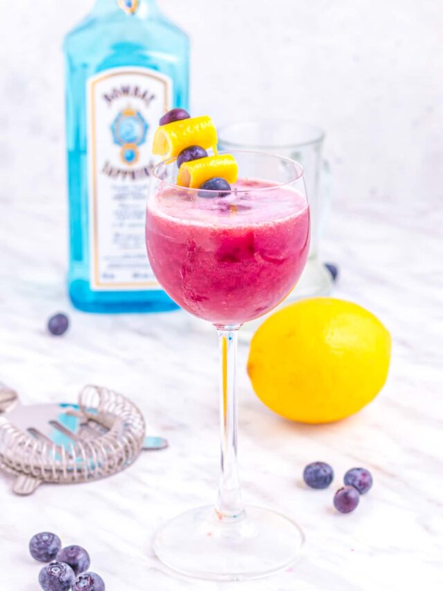 Blueberry Gin Sour Story