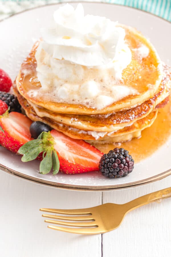 Sweet Cream Pancakes - All You Need is Brunch