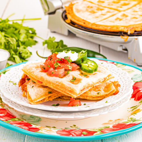 Easy Quesadilla (in Waffle Maker) - All You Need is Brunch