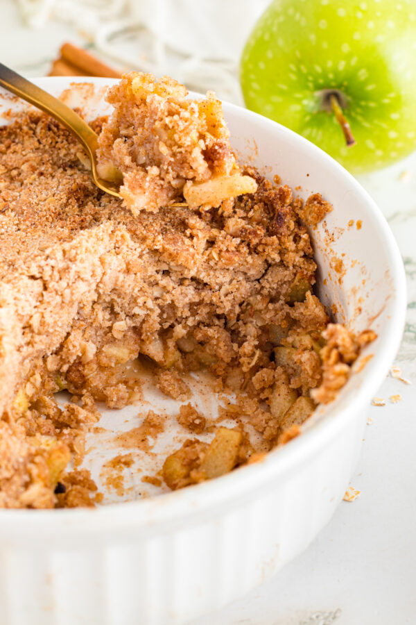 Air Fryer Apple Crisp - All You Need is Brunch